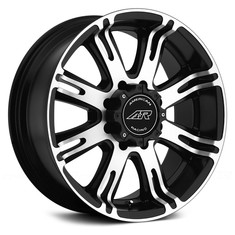 American Racing AR-708 BLACK MACHINED