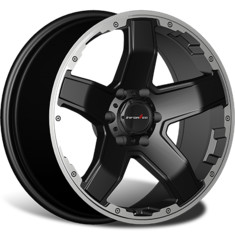 Inforged 2248 MATT BLACK MACHINED LIP