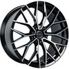 GA8532 GLOSS BLACK MACHINED FACE